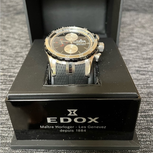 Edox 01121 357NCA NIN Grand Ocean Chronograph Automatic Men’s Watch - Picture 5 of 7